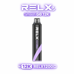 RELX Smash Go 12000Puffs  5%強勁擊喉感、一秒上頭 15ml 爆爽大油量 500mAh快充長續航 穩壓續航不斷電 解癮天花板 台灣現貨