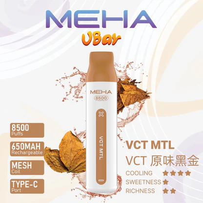 MEHA VBar 魅嗨小白條 8500 3% 醇熟尼古丁鹽 順滑入喉解癮更到位 小白條輕盈手感 綻放純粹果香 650mAh長效續航始終如一 台灣現貨:圖片 2