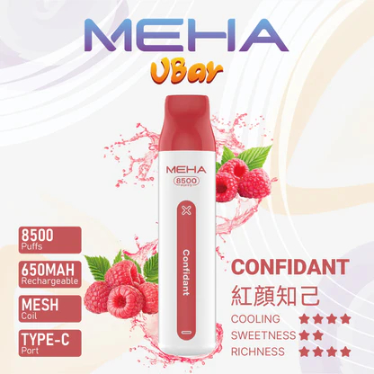 MEHA VBar 魅嗨小白條 8500 3% 醇熟尼古丁鹽 順滑入喉解癮更到位 小白條輕盈手感 綻放純粹果香 650mAh長效續航始終如一 台灣現貨:圖片 16