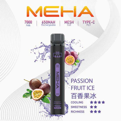 MEHA 魅嗨小黑條 7000抽 告別頻繁換彈 650mAh電力核心支援快充 極強冰爽系列 每一口都清新舒暢 3% 黃金配方綻放極致滿足感 台灣現貨秒發:圖片 5