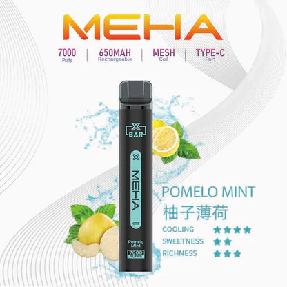 MEHA 魅嗨小黑條 7000抽 告別頻繁換彈 650mAh電力核心支援快充 極強冰爽系列 每一口都清新舒暢 3% 黃金配方綻放極致滿足感 台灣現貨秒發:圖片 11