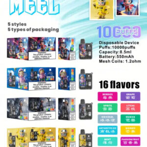 Meel Boost 麻將 10000 口 買一支抵兩支的雙重體驗 普通模式省油持久 Boost 模式濃郁爆表 550mAh 超大動力 台灣現貨秒發